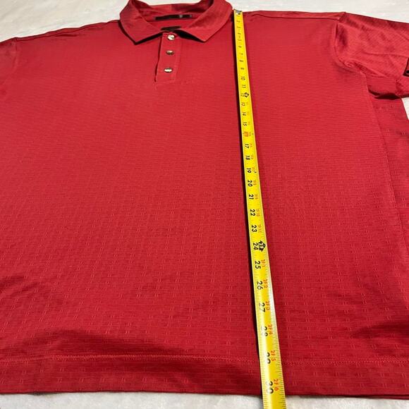 Nike Fit-Dry Performance Polo 90's Y2K Golf Tiger Woods Collection Men's L Red - Picture 9 of 10
